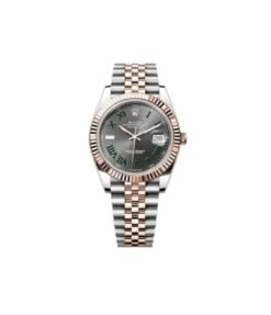 ROLEX OYSTER PERPETUAL DAY DATE 41 ROMEN DIAL WRIST WATCH